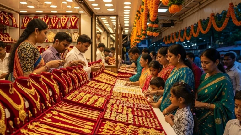 धनतेरस-2025-खरीदारों-की-भीड़-से-सोना-2400-रुपये-गिरा.webp